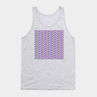 Purple Wild Flowers Tank Top